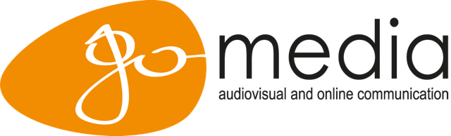 GO-media audiovisuele communicatie – eventvideo, promo film, bedrijfsfilm, videoproductie, live projectie, streamen logo